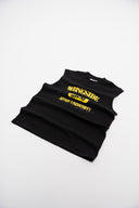 SLEEVELESS TEE SHIRT BLACK