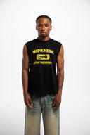 SLEEVELESS TEE SHIRT BLACK